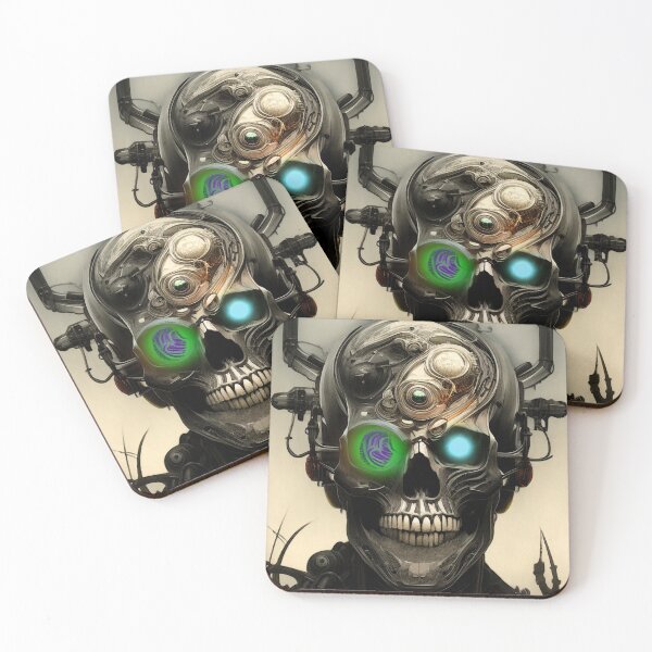 Item preview, Strange Cyberpunk Skull designed and sold by cr6zym1nd.