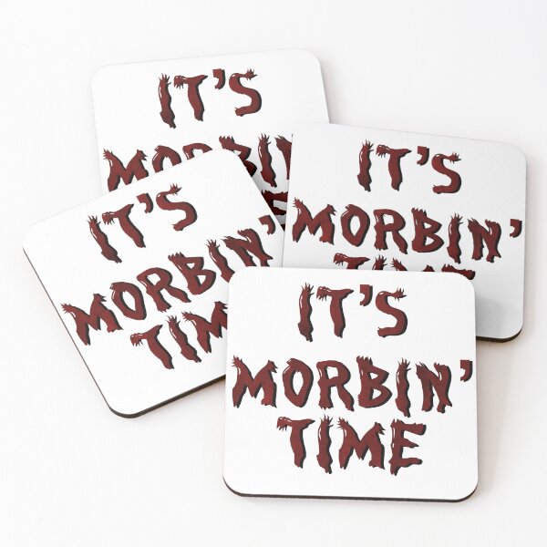 Item preview, It’s Morbin’ Time Meme Text  designed and sold by quirkycounselor.