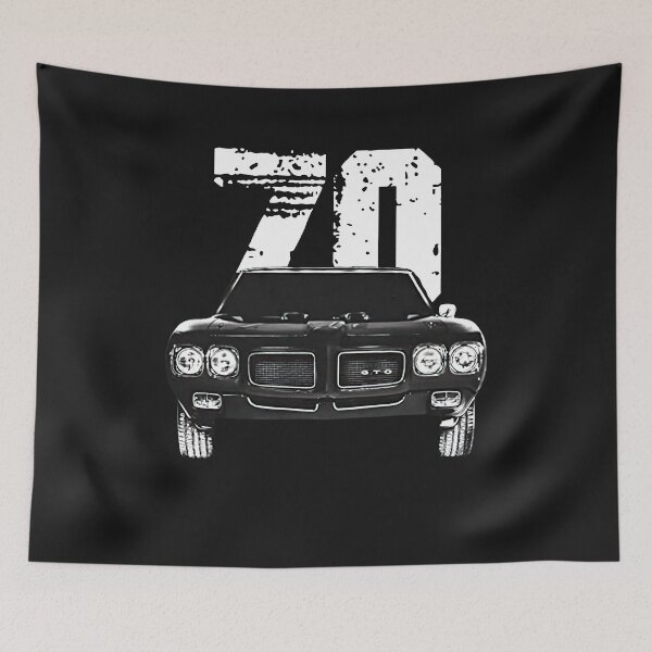 Item preview, 1970 Pontiac GTO Front Grill View with Year Classic Car  designed and sold by FranciscoTijer.