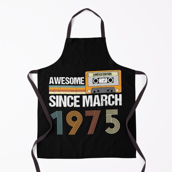 Item preview, Awesome Since March 1975 | 48th Birthday Gifts | 48 Years Old Gifts designed and sold by AMINE  ★★★★★.