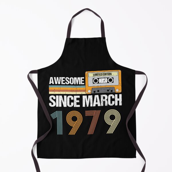 Item preview, Awesome Since March 1979 | 44th Birthday Gifts | 44 Years Old Gifts designed and sold by AMINE ★★★★★.