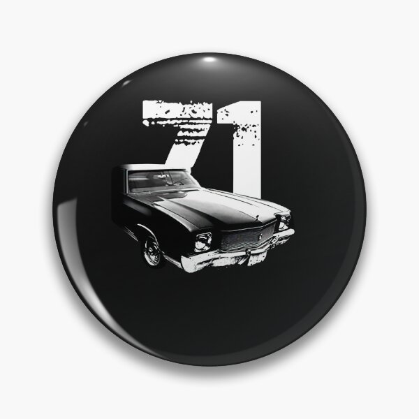 Item preview, 1971 Monte Carlo Front Side View Silhouette with Year designed and sold by FranciscoTijer.