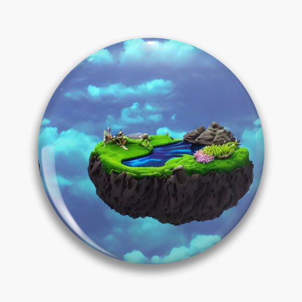 Item preview, The Pond On The Floating Island - Seamless Pattern designed and sold by Chubuter.