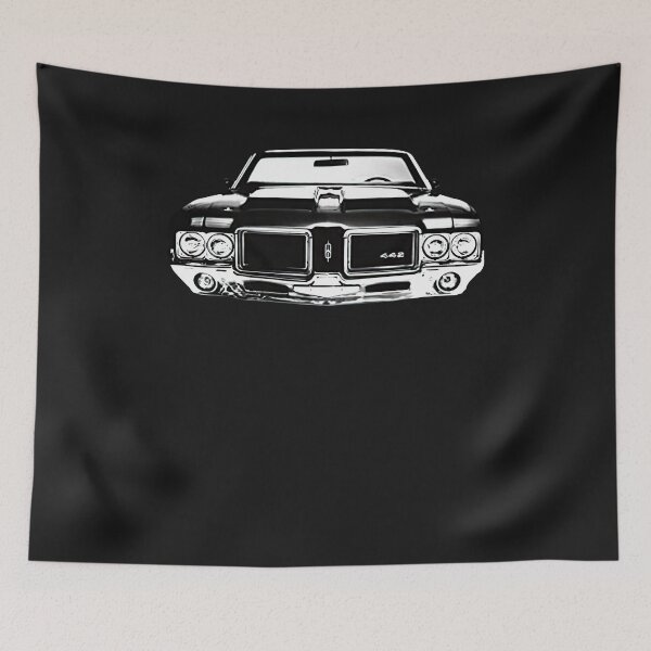Item preview, 1971 Oldsmobile 442 Front Grill View Classic Car designed and sold by FranciscoTijer.