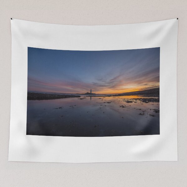 Item preview, November sunrise St marys lighthouse designed and sold by tynesidephotos.