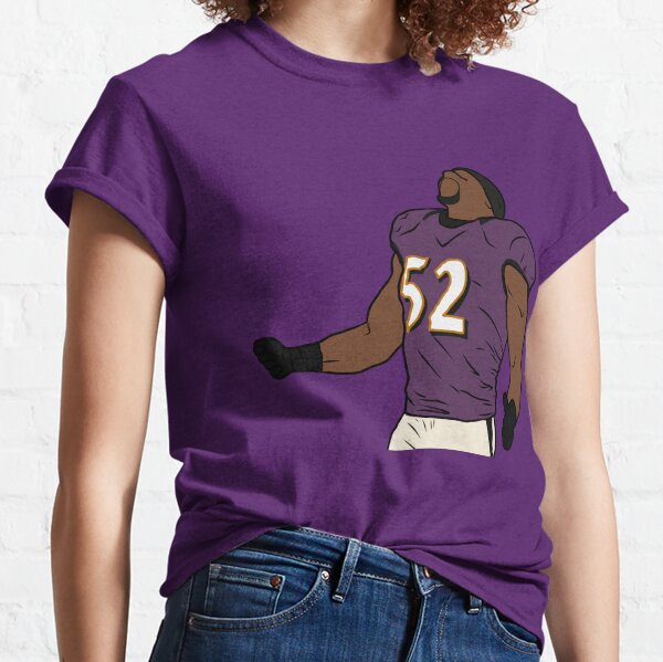 Ed Reed Baltimore Ravens Football Black Crew T-Shirt S-5XL