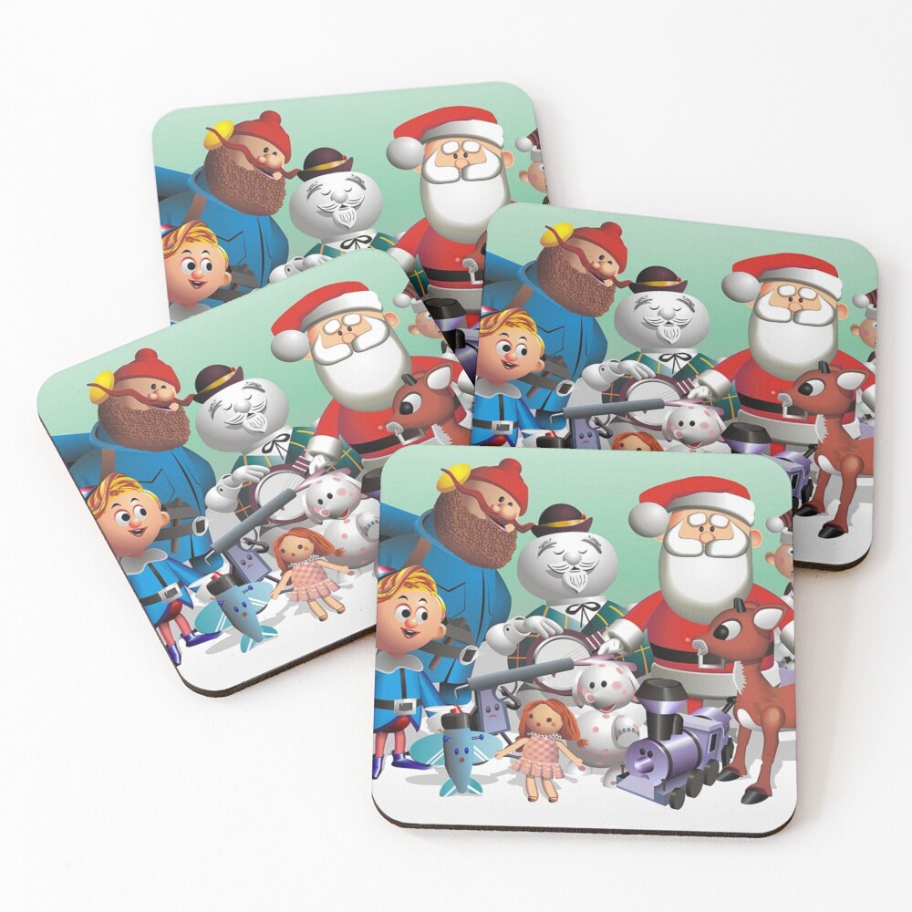 Holiday Fun Coasters (Set of 4)