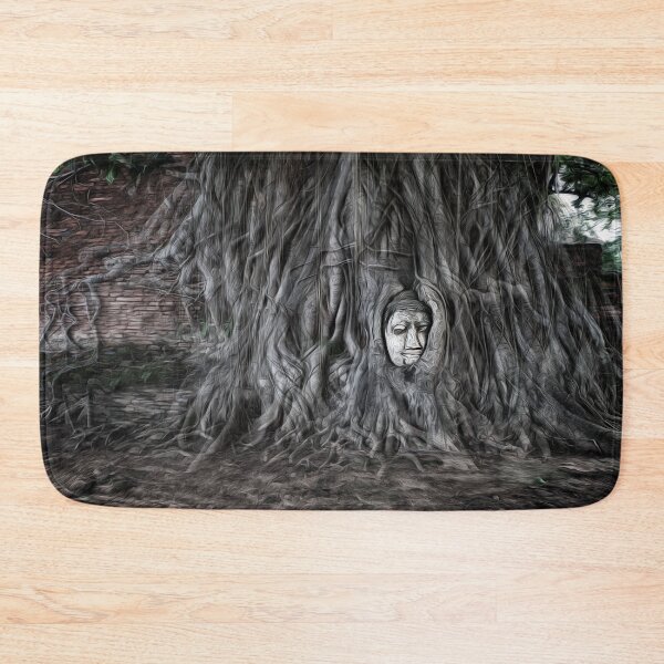 Item preview, Painting of Wat Mahathat Ayutthaya in Thailand designed and sold by Huskyyy Designs.