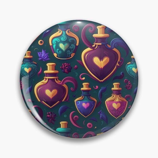 Item preview, Love potions - seamless pattern designed and sold by Newtaste-Store.