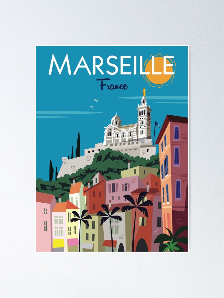 Marseille Notre Dame de la Garde poster | Poster
