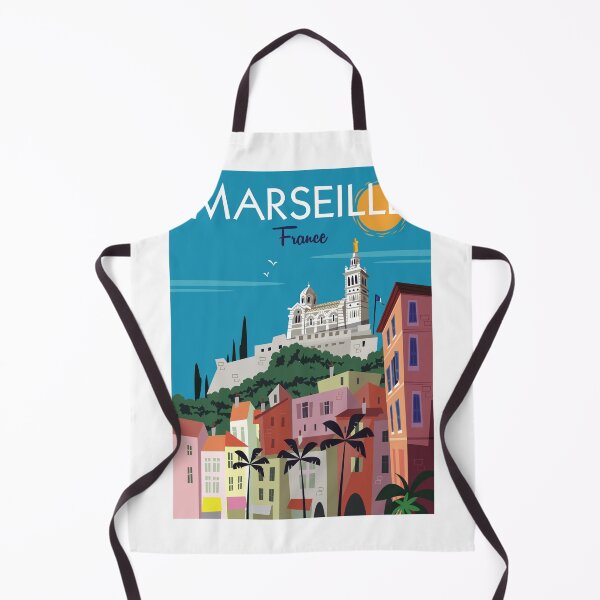Item preview, Marseille Notre Dame de la Garde poster designed and sold by GAGodel.