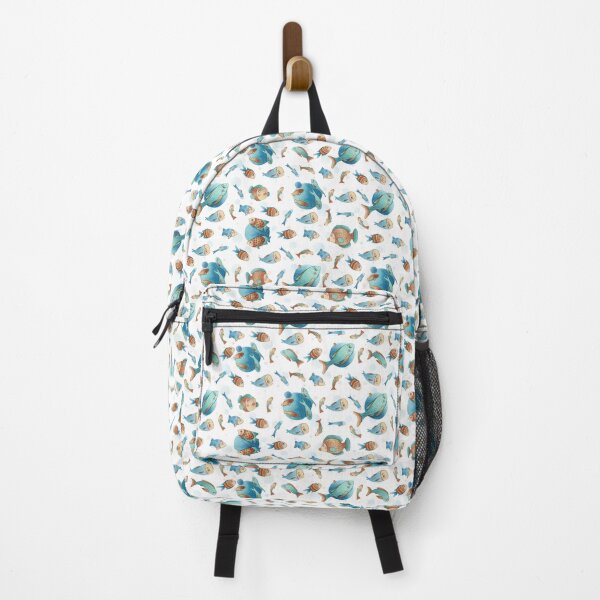 Item preview, Blue fishes pattern designed and sold by adeillustrator.