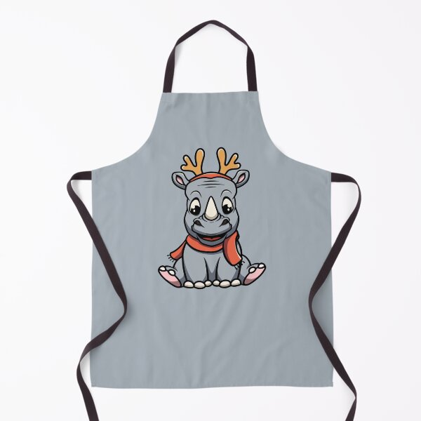 Item preview, Cute Christmas Rhino designed and sold by cubbone.