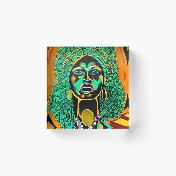 Item preview, Black Woman Earth Aura designed and sold by LoveLightGifts.