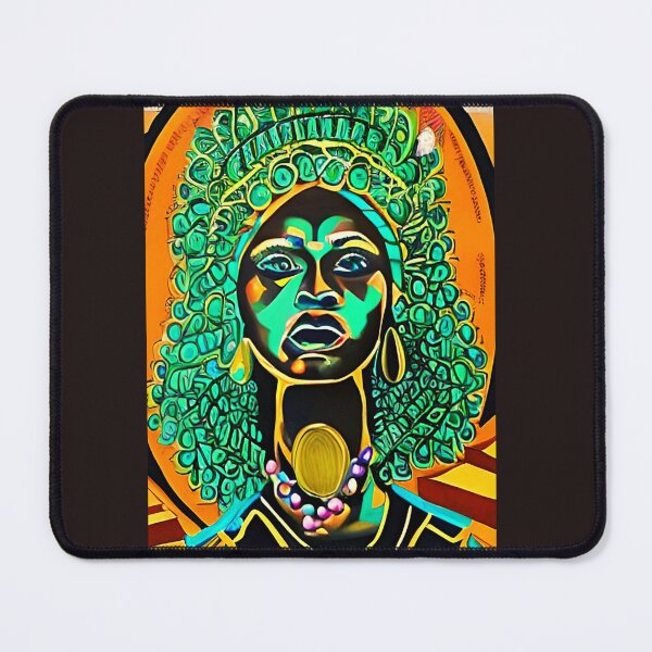 Item preview, Black Woman Earth Aura designed and sold by LoveLightGifts.