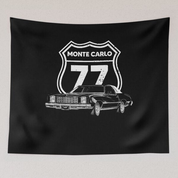 Item preview, 1977 Monte Carlo Front Three Quarter View with Model Year designed and sold by AlrahmanGreen.