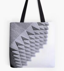 Black and White spikes Tote Bag