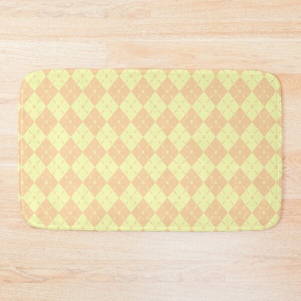 Item preview, Pastel Yellow Pink  Argyle Knitting Pattern Argyle Sweater Pattern,argyle diamond pattern, designed and sold by Tamas Das.