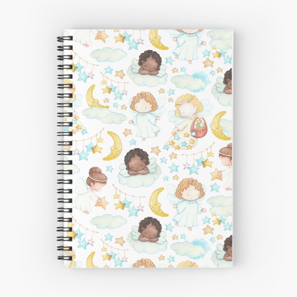Item preview, Adorable Angels and Stars Watercolor Art designed and sold by CrossVersion.