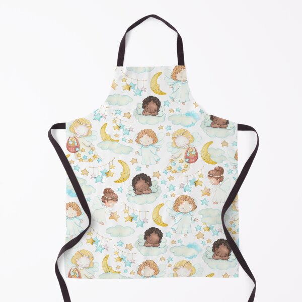 Item preview, Adorable Angels and Stars Watercolor Art designed and sold by CrossVersion.
