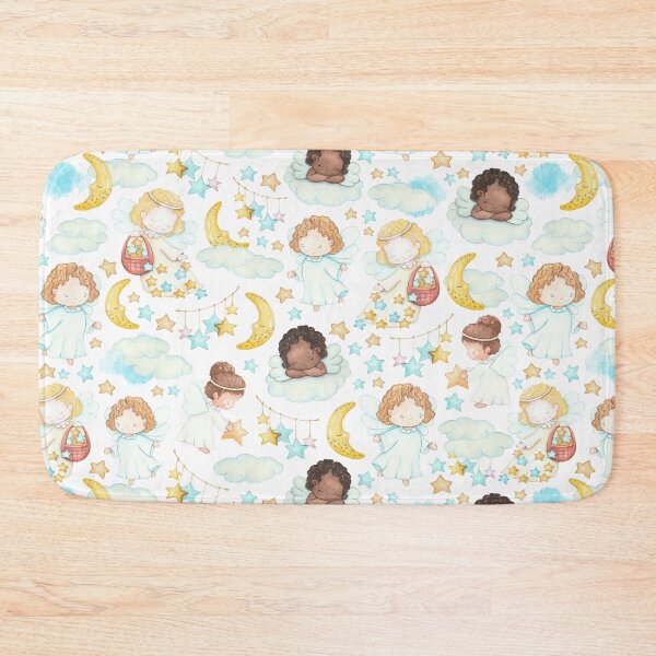 Item preview, Adorable Angels and Stars Watercolor Art designed and sold by CrossVersion.