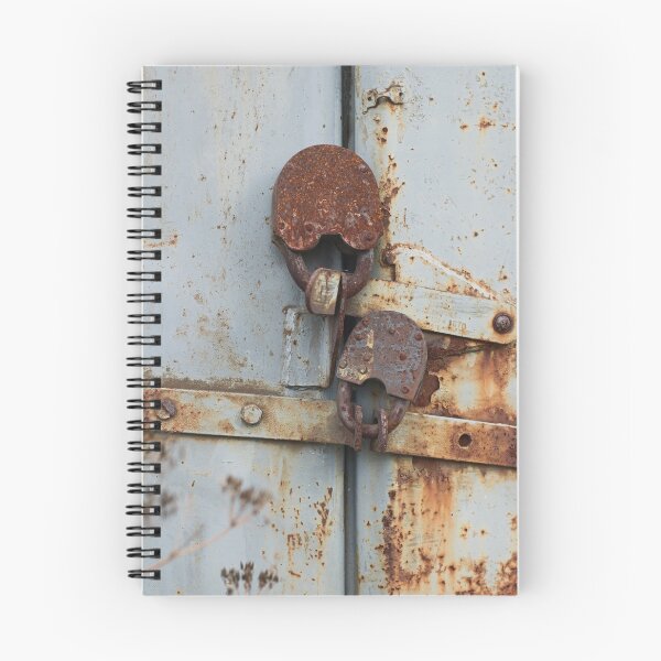 Item preview, two old reliable locks at gate of the barn designed and sold by mrivserg.