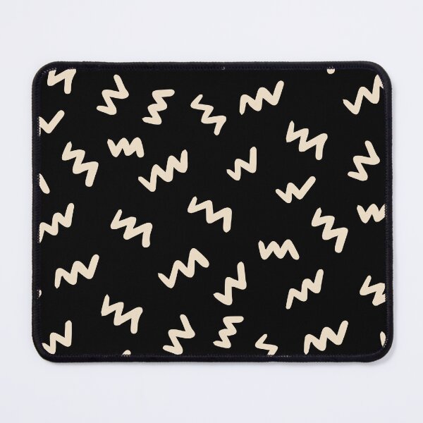 Artikelvorschau, Schwarzes abstraktes Mudcloth-Linien-Muster entworfen und verkauft von zedonee.