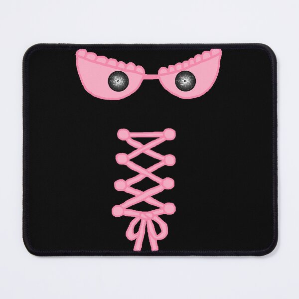 Item preview, Corset ribbon and shock eyes with pink lace designed and sold by Hypnotees.