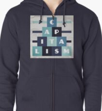 Capitalism Zipped Hoodie