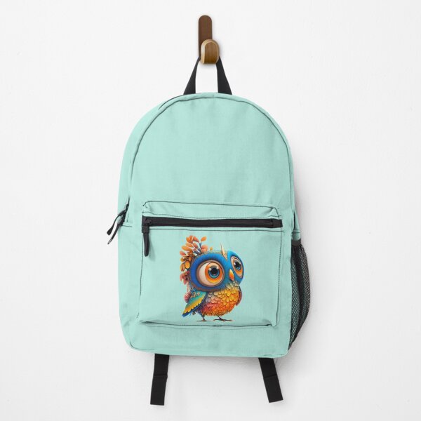Item preview, Fritz the colorful baby owl designed and sold by EnjoyDigitalArt.