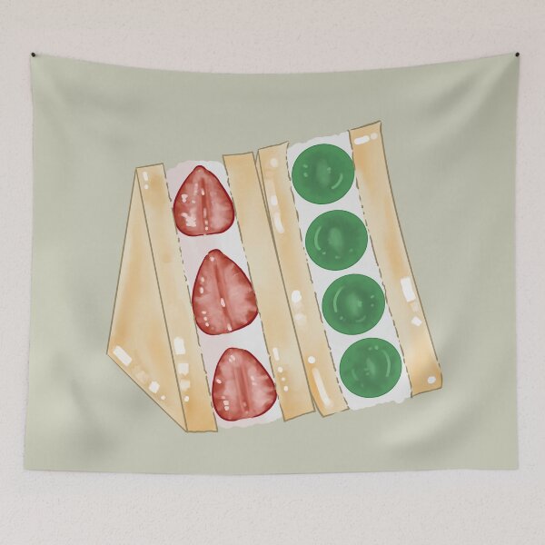 Item preview, Fruit Sandwich Illustration designed and sold by LaLaurels.