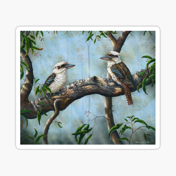 Item preview, Kookaburras in the Gum Tree  designed and sold by opointonartist.