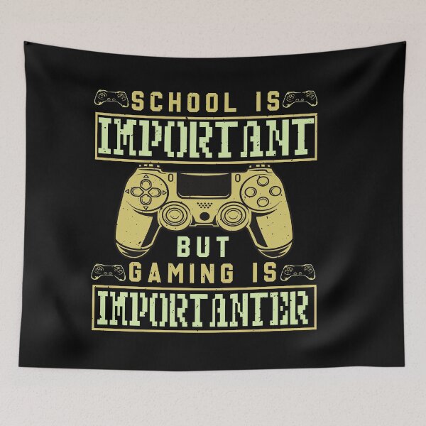 Item preview, School is Important but gaming is Importaner  designed and sold by gdexpert6.