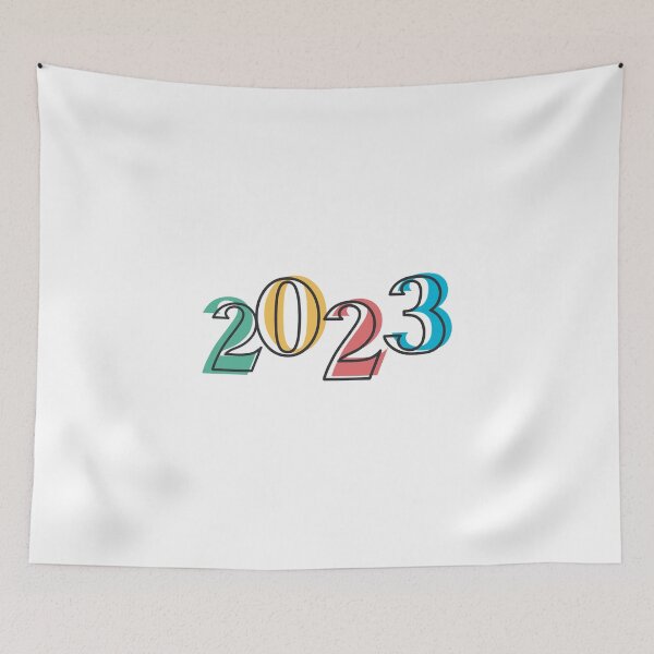 Item preview, 2023 written in a child's way with happy colors designed and sold by JAG2B.
