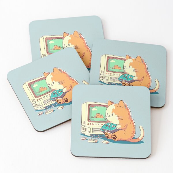 Item preview, Retro Gamer Cat designed and sold by duke818.