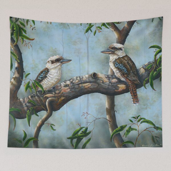 Item preview, Kookaburras in the Gum Tree  designed and sold by opointonartist.
