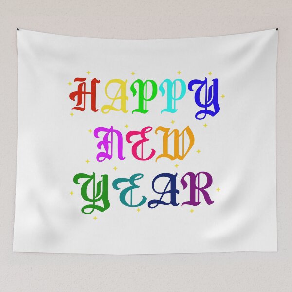 Item preview, Happy New Year Art designed and sold by PrintDesign-Hub.