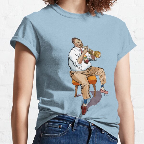 ShawnGMedia Louis Armstrong Jazz Music Short-Sleeve Unisex T-Shirt