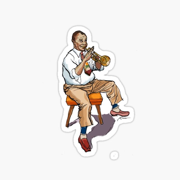 Louis Armstrong Stickers for Sale