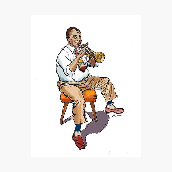 Louis Armstrong Photographic Print