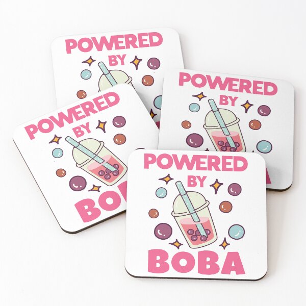 Item preview, Boba Bubble Tea Lover Cute Kawaii Style Powered By Boba designed and sold by 74ninetees.