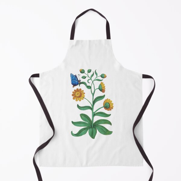 Item preview, Calendula watercolor with blue butterfly designed and sold by Pelastore.
