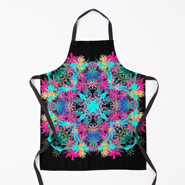 Item preview, Neon Mandala Flower Abstract designed and sold by Chatchot.