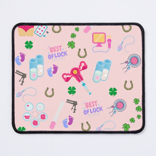 Item preview, IUI Fertility treatment pattern pink designed and sold by Lady-Frost.