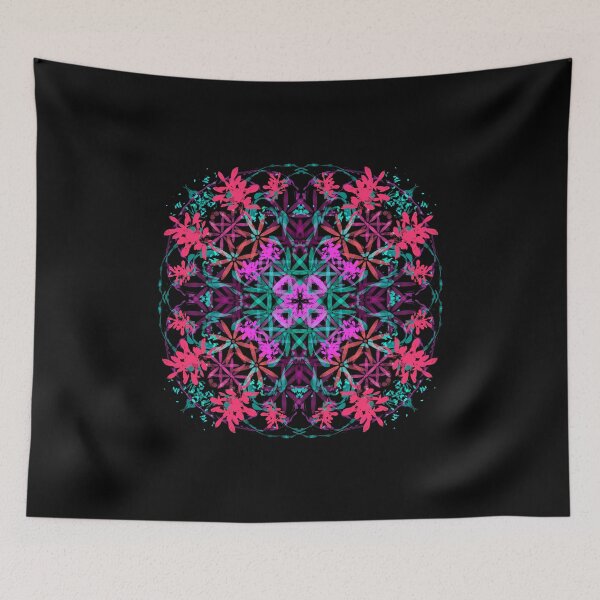 Item preview, Neon Mandala Flower Abstract designed and sold by Chatchot.