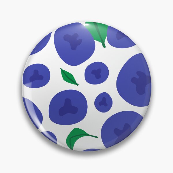 Item preview, Blueberries Seamless Pattern designed and sold by ItsBubbleTea.