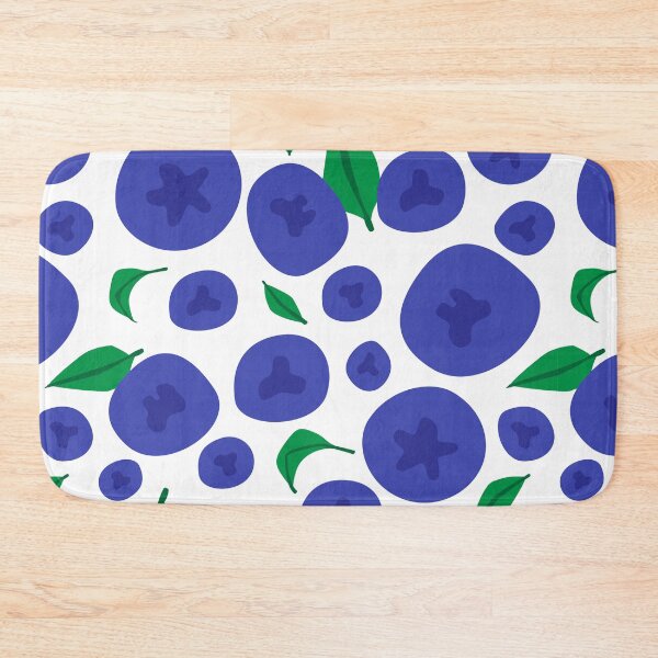 Item preview, Blueberries Seamless Pattern designed and sold by ItsBubbleTea.