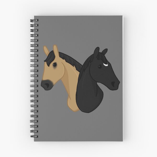 Item preview, Buckskin and black horse portraits  designed and sold by Art By Drina.