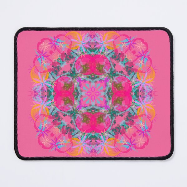 Item preview, Neon Mandala Flower Abstract designed and sold by Chatchot.
