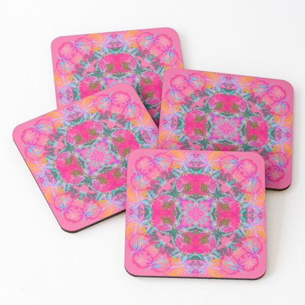 Item preview, Neon Mandala Flower Abstract designed and sold by Chatchot.